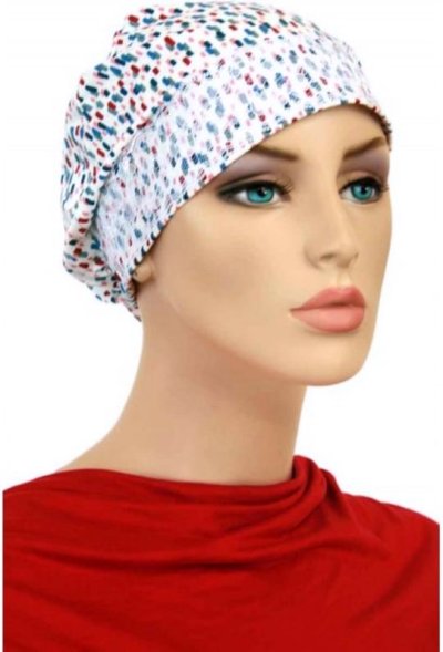 抗癌剤治療　ナイトキャップ　レース付き