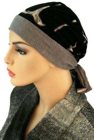 S170　　スカーフキャップ　医療用帽子　ケア帽子