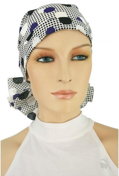 S328 医療用帽子 ケア帽子 抗がん剤治療帽子 医療用帽子 リボン付き