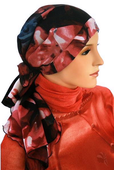 S367 医療用帽子 ケア帽子 抗がん剤治療帽子 医療用帽子 リボン付き